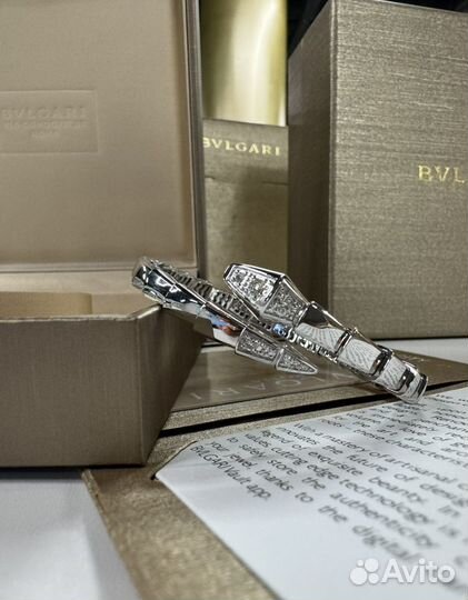 Золотой браслет Bvlgari Serpenti Viper(змея ) 585п