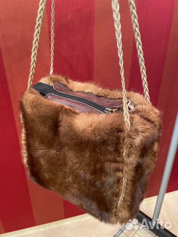 Сумка меховая норка loretta pettinari Италия