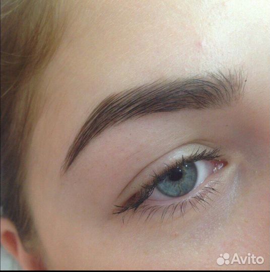 Оформление бровей и покраска ресничек