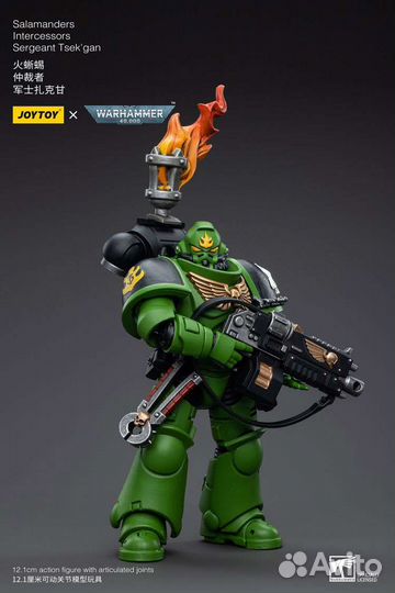 Warhammer 40k Salamanders Sergeant Tsek'gan