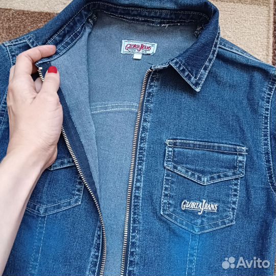 Джинсовая рубашка для девочки