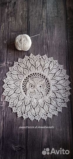 Салфетки для интерьера ручной работы