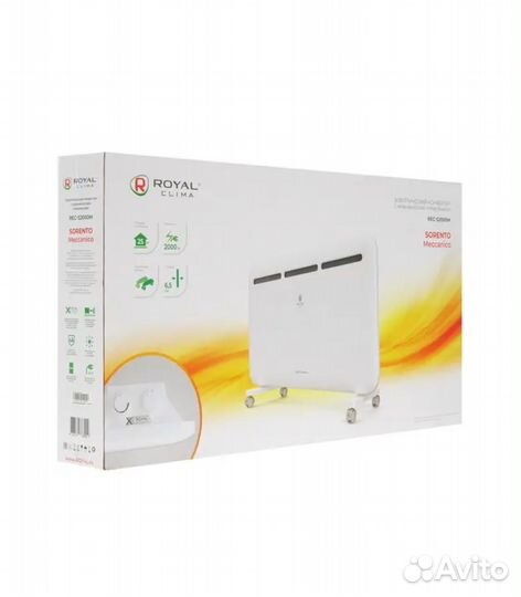 Конвектор Royal Clima REC-S2000M, 2000 Вт, белый