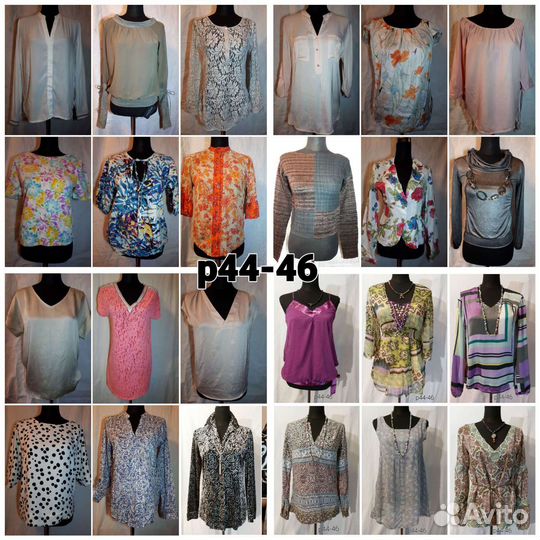 Блузки 42-44,44-46 Италия, Турция