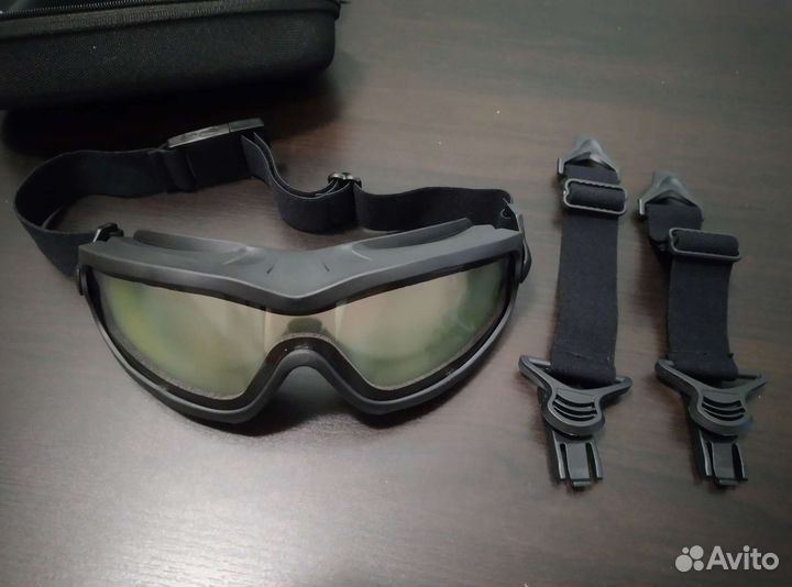 Тактические защитные очки с креплением на шлем