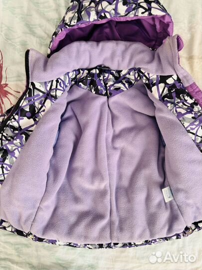 Куртка зимняя для девочки 110-116 очень теплая