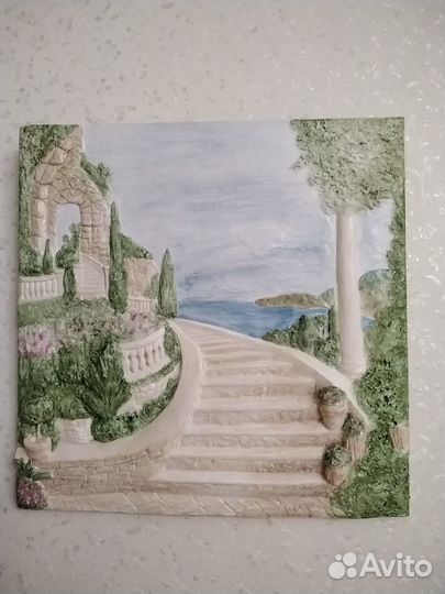 Картина барельеф