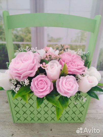 Мыльные цветы букет