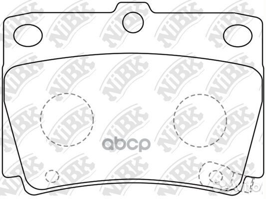 Колодки тормозные дисковые зад 1,012 PN3391