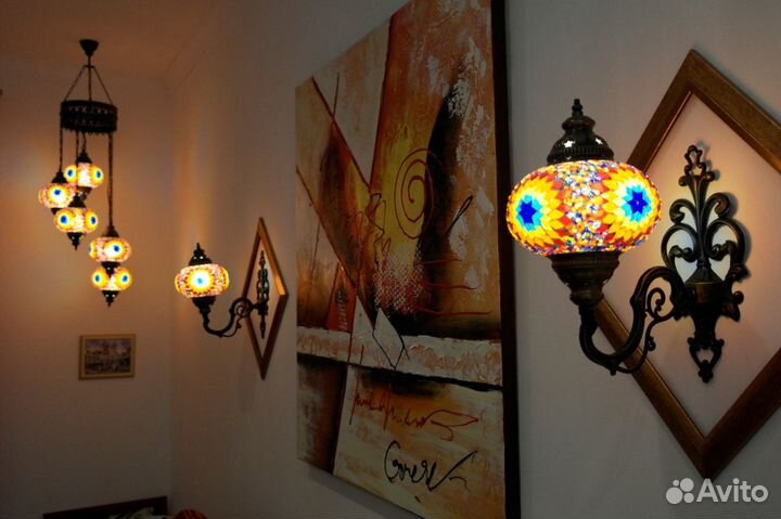 Комплект светильников из мозаики Турция