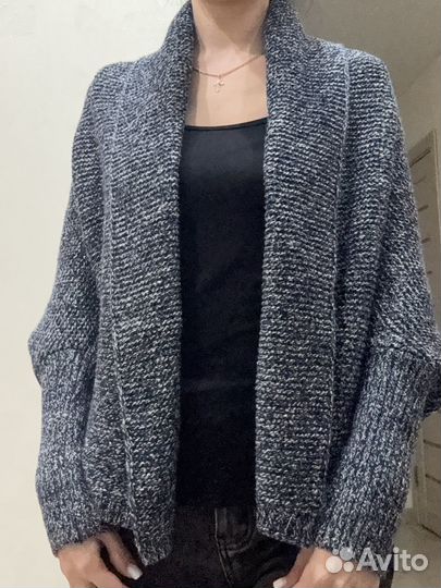 Пончо, кардиган женский