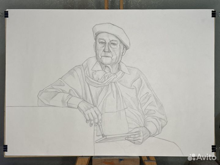 Академический рисунок портрет