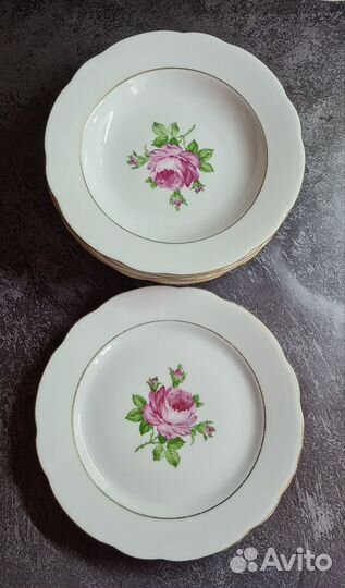 Блюдо фарфор гдр кахла Конитц