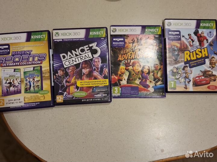 Диски на xbox 360 kinect