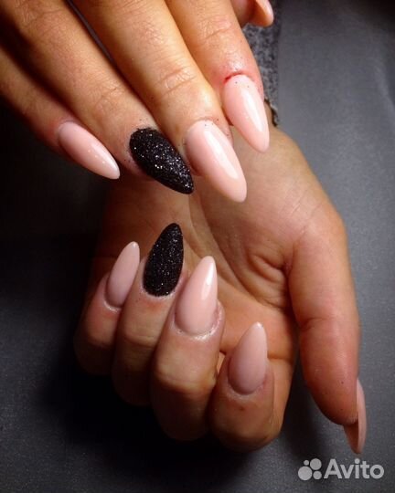 Покрытие гель- лаком.Наращивание ногтей. Акрил