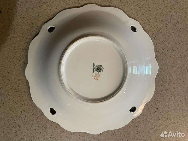 Антикварная тарелка Weimar Porzellan 1965-1972гг