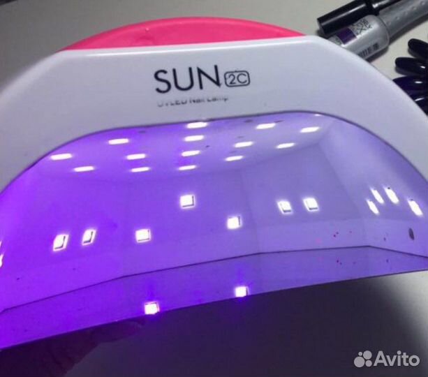 001 набор для маникюра гель лаки лампа