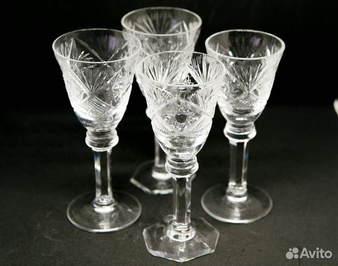 Хрустальные фужеры СССР