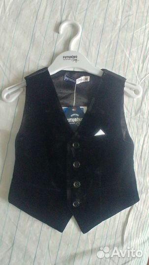 Новый праздничный бархатный жилет