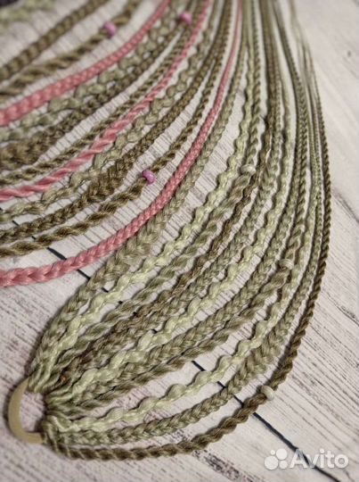 Афрорезинки ручной работы