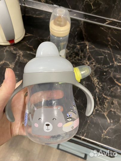 Бутылочка chicco + ниблер