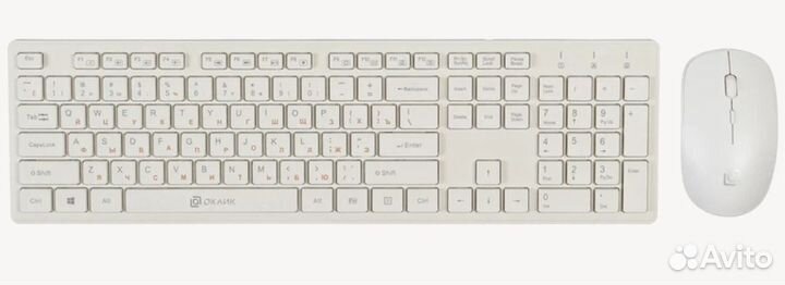 Комплект клавиатура+мышь Оклик 240M