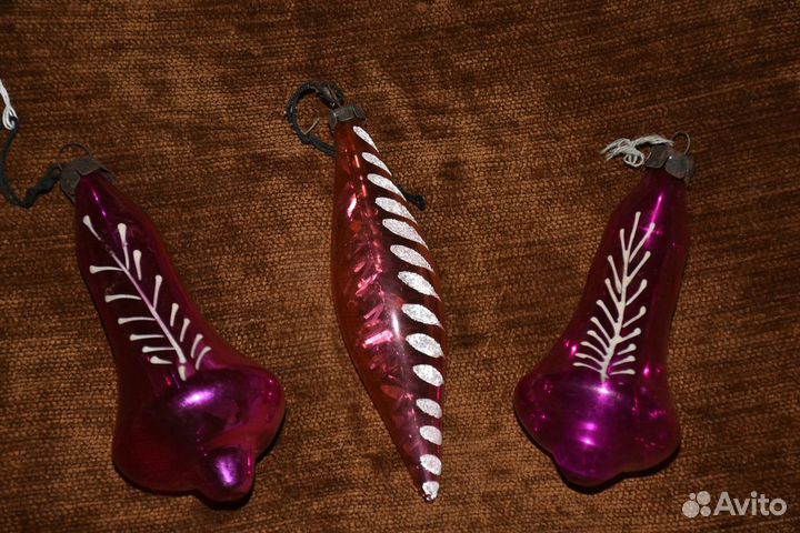 Елочные игрушки СССР (50 - 60 -е г.г. )