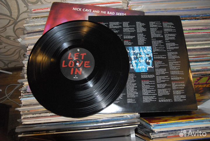 Nick Cave Let Love In LP UK 1994 1 пресс Раритет
