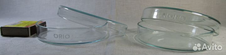 Чашки Петри стеклянные прозрачные. СССР
