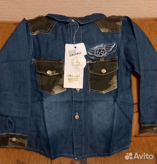 Рубашка на мальчика 98