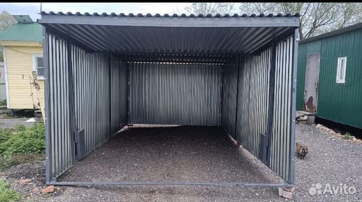 Гараж оцинкованный