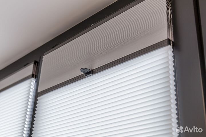 Шторы складные автоматические плиссе / гофре