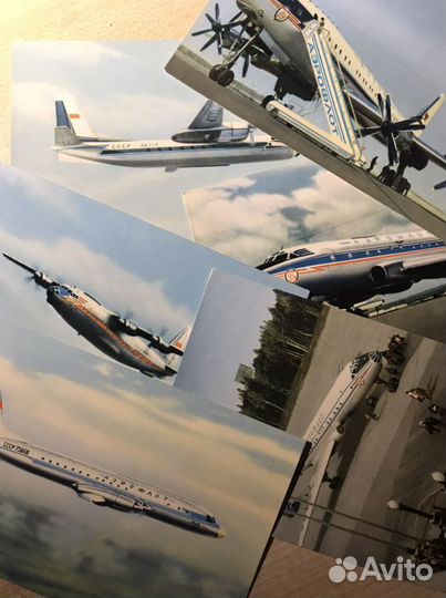 Открытки Советские пассажирские самолеты