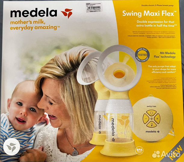 Молокоотсос medela swing maxi flex