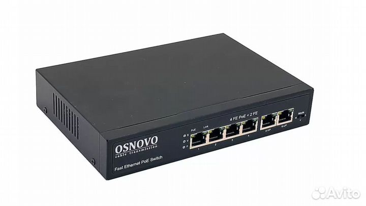 Коммутатор Osnovo SW-20600(80W)