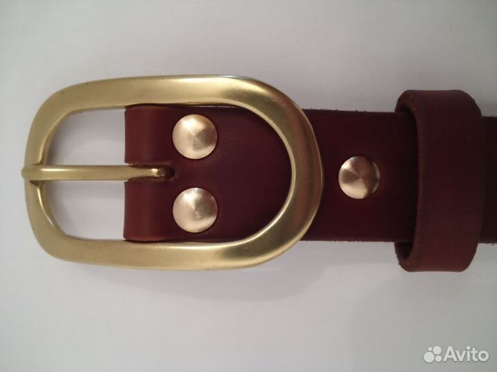 Ремень женский кожаный шириной 3 см