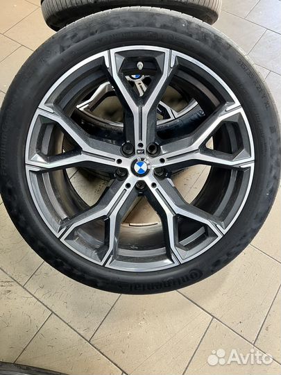 Колёса bmw x6 g06 r21 в сборе Разноширокие