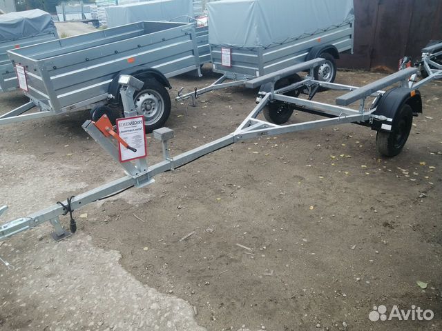Оцинкованный прицеп лодочный Титан