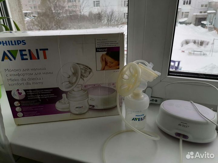 Молокоотсос avent электрический