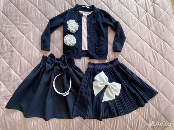 Школьная форма пакетом 122 синяя 1-4 класс