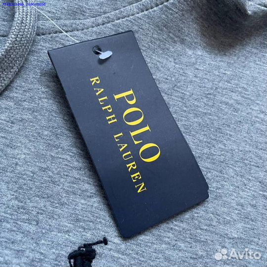 Зип худи polo ralph lauren gray