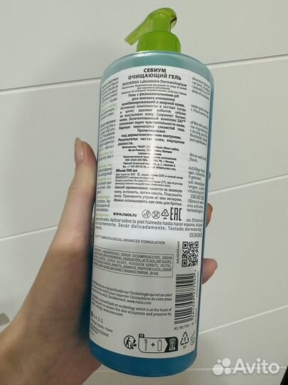 Гель для лица bioderma Sebium