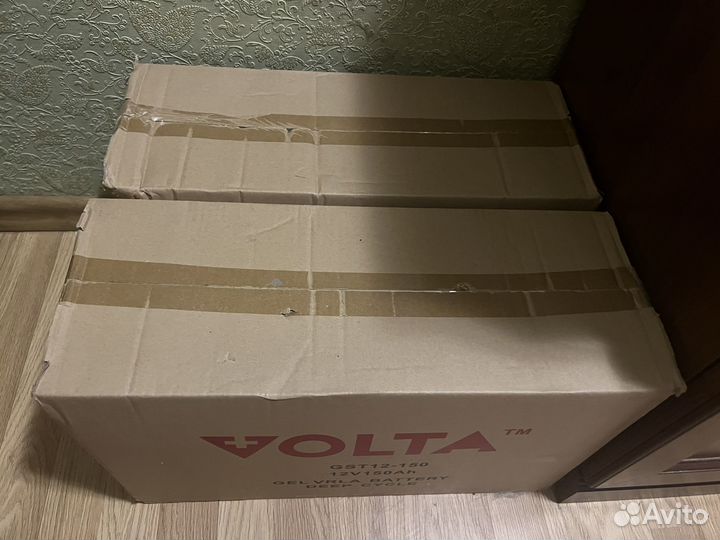 Новые Аккумуляторы Volta GST 12-150 2 штуки