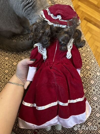 Кукла игрушка фарфоровая коллекционная большая