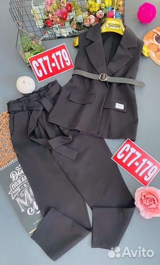 Школьный костюм для девочки 158