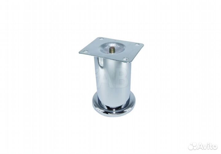 Опора фланц. колес металл. h-60 для мебели оптом