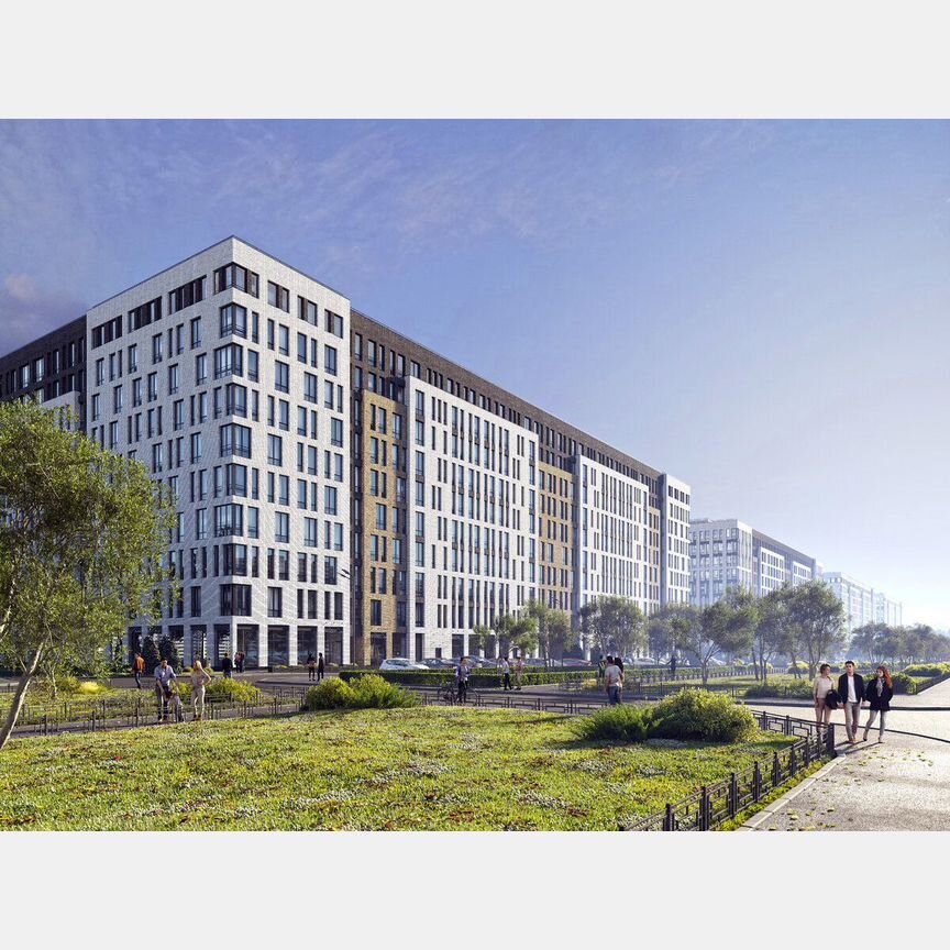 2-к. квартира, 74,9 м², 6/10 эт.