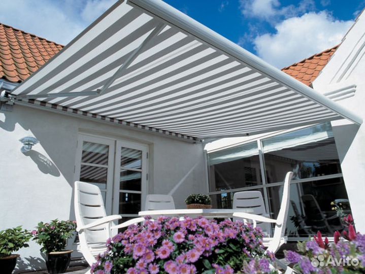 Маркизы навесы козырьки тенты модель Вена