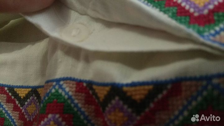 Рубаха нательная с орнаментом коллекционная