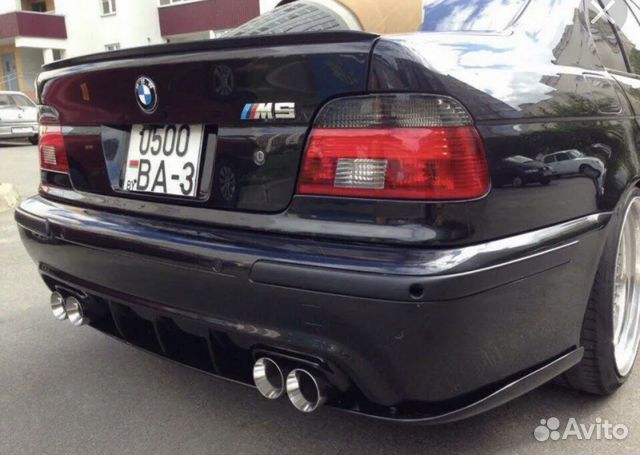 Задняя накладка bmw e39 сплиттер